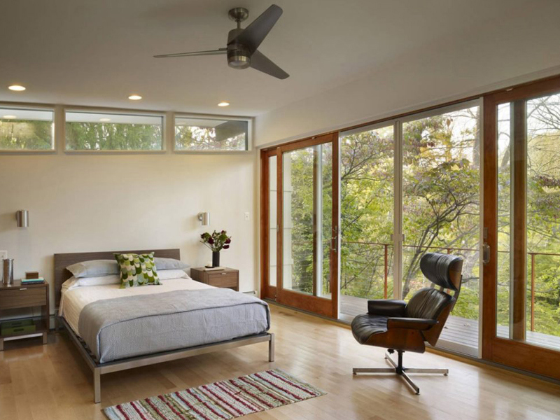 Những thiết kế phòng ngủ với kính tuyệt đẹp